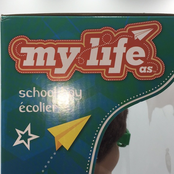 My Life as School Boy 18 Inch Fashion Doll Brown Eyes Green Glasses Brown Ha… - Picture 11 of 15
